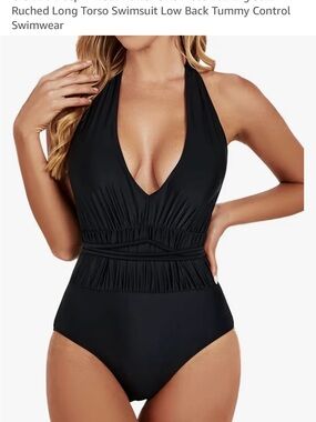 Deep V-neck Halter